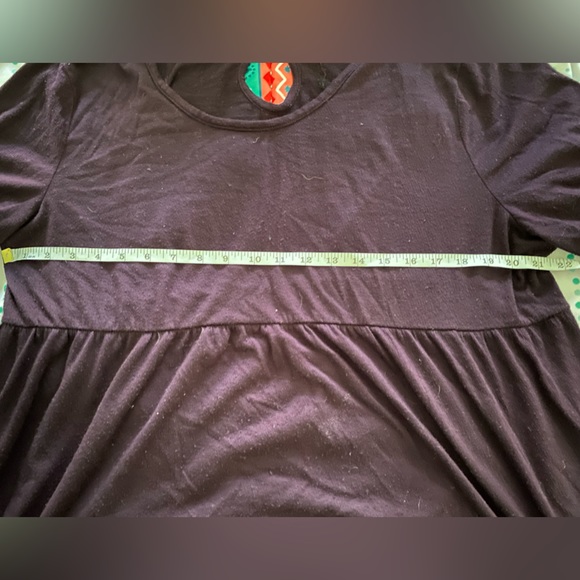 Babydoll top with bell sleeves size XL - Picture 6 of 9